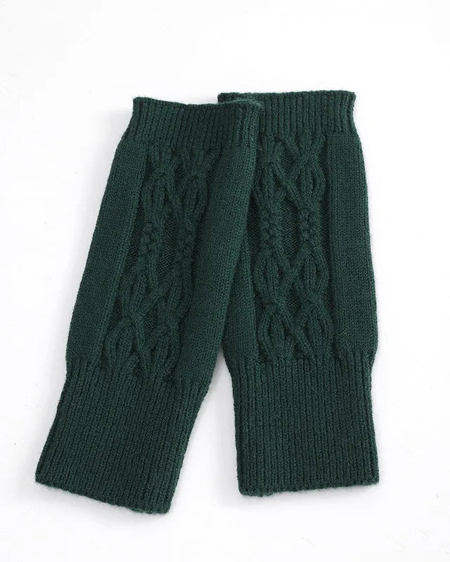Cable Knit Fingerless Gloves