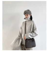 Loose Turtleneck Pullover Sweaters