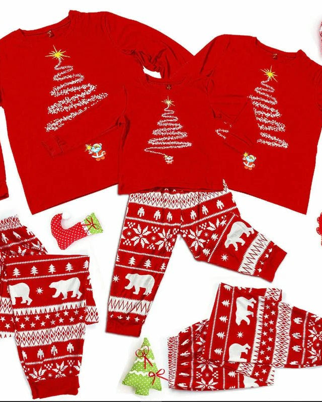 Christmas Parent-Child Pajamas Set