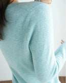 Merino Wool Round Neck Pullover Sweater