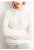 Wool Knitted Hooded Sweater