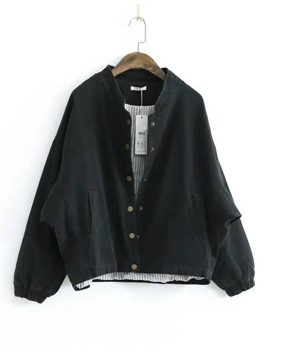 Boyfriend Cotton Baseball Jacket