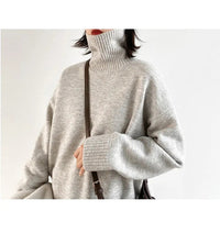 Loose Turtleneck Pullover Sweaters