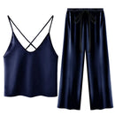 Camisole and Pants Satin Pajama Set
