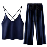 Camisole and Pants Satin Pajama Set