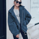 Teddy Fleece Faux Fur Jacket