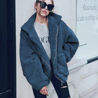 Teddy Fleece Faux Fur Jacket