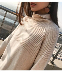 Thick Turtleneck Wool Sweater