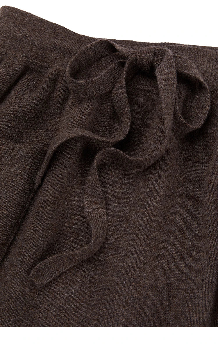 Wool Blend Knitted Long Skirt