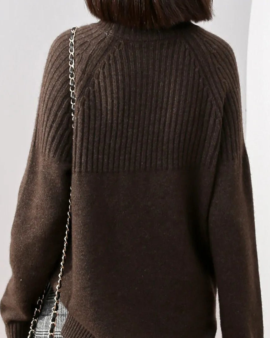 Thick Turtleneck Women's Pullover Knitwear