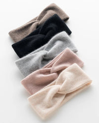 Knitted Cashmere Cross-Shaped Warm Headband