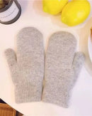 Women's Faux Fur Knit Gloves