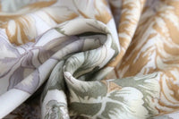 Printed Short Sleeve Shirt & Shorts Satin Pajamas Set