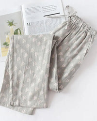 Soft-Woven Cotton Sleep Bottoms