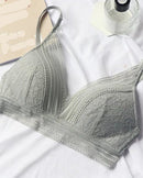 Pure Cotton Ultra-Thin Triangle Cup Push-Up Bra Set