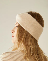 Knitted Cashmere Cross-Shaped Warm Headband