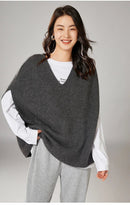Oversized Wool Knitted Vest