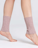 Ribbed Wool Blend Ankle Warmers