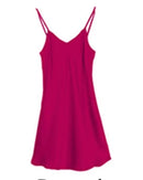 Mulberry Silk V-Neck Slip Nightgown