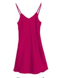 Mulberry Silk V-Neck Slip Nightgown