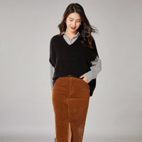 Oversized Wool Knitted Vest