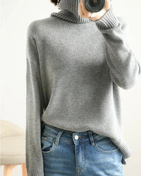 Pure Wool Turtleneck Sweater