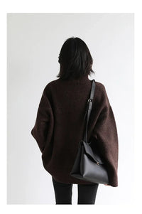 Loose Turtleneck Pullover Sweaters