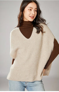 Oversized Wool Knitted Vest