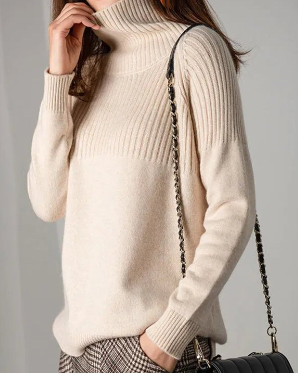 Thick Turtleneck Women's Pullover Knitwear