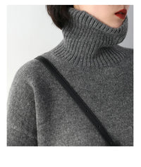 Loose Turtleneck Pullover Sweaters