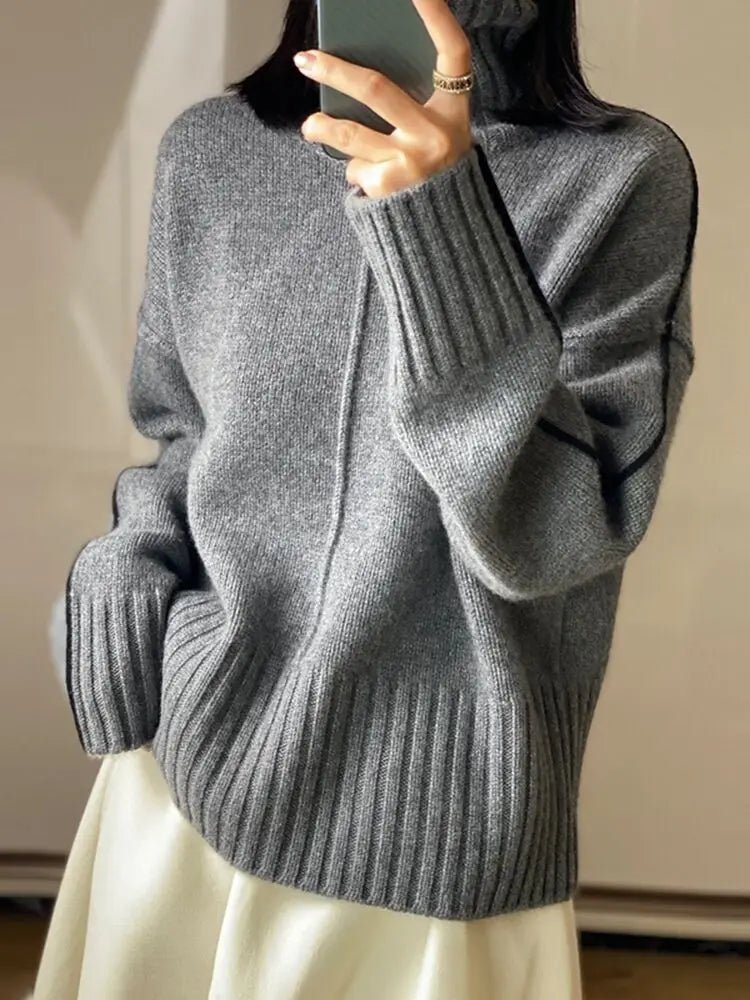 Wool Turtleneck Sweater
