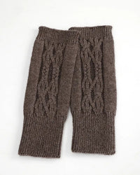 Cable Knit Fingerless Gloves
