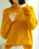 Pure Wool Turtleneck Sweater