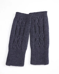 Cable Knit Fingerless Gloves
