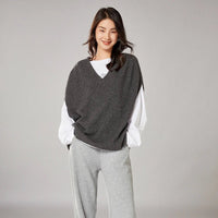 Oversized Wool Knitted Vest