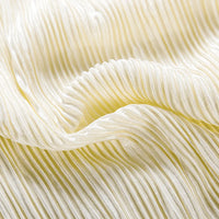 Pleated Blouse & Wide Leg Pants Set