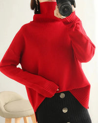 Pure Wool Turtleneck Sweater