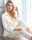 Mulberry Silk Long-Sleeve Pajama Set