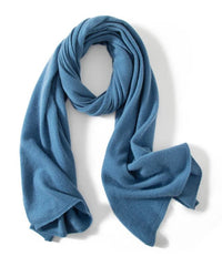  Women’s pure cashmere solid color knitted poncho shawl from autumn winter collection, warm and stylish cape ideal for casual matching and neck protection.