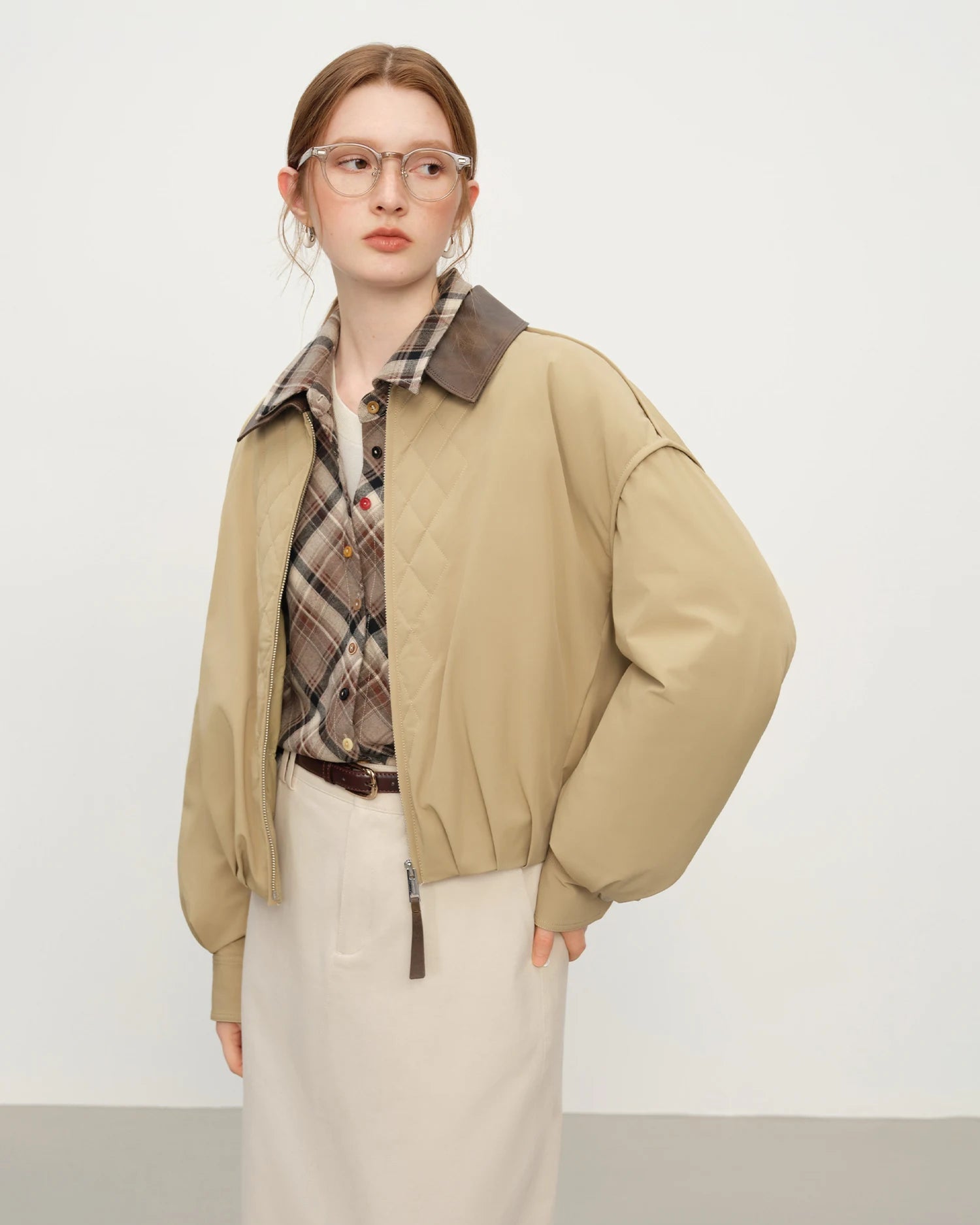 Lightweight Quilted Patchwork Short Jacket