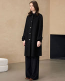 Long Double-Faced Wool Coat