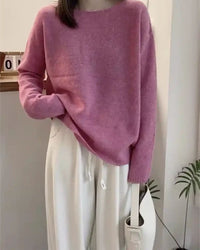 Oversized Wool Boatneck Sweater Gentle Herd