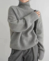 Oversized Turtleneck Cashmere Sweater