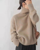 Oversized Turtleneck Cashmere Sweater