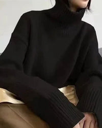 Oversized Turtleneck Cashmere Sweater