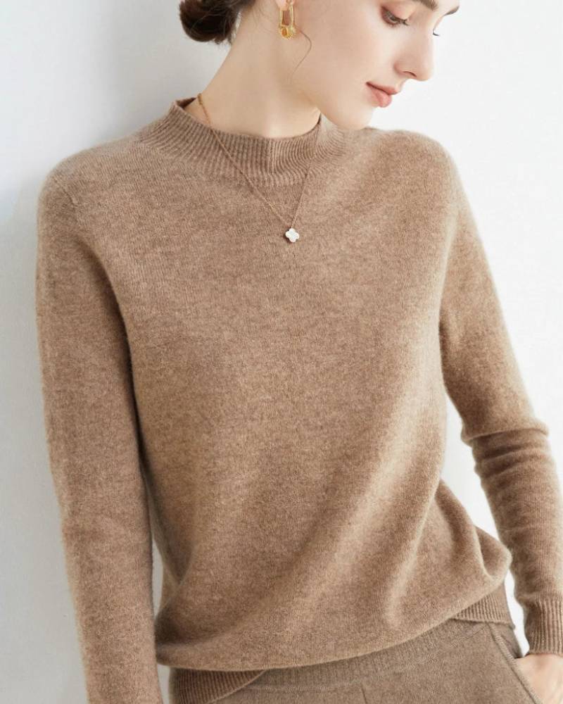 Merino Wool Turtleneck Jumper