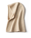 New autumn winter women’s pure cashmere knitted scarf and hat set, high-quality warm fashion accessories ideal for outdoor activities and daily cold-weather outfits.