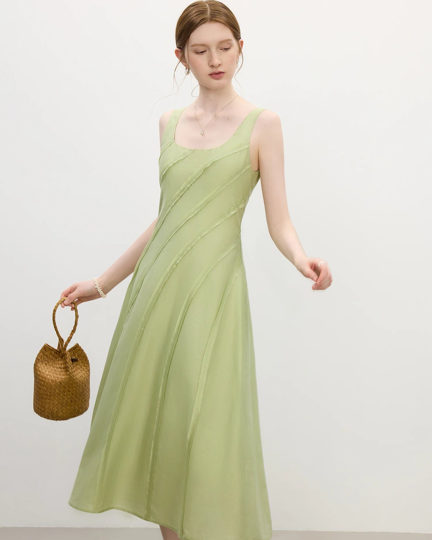 New Slim-Fit Patchwork Dress