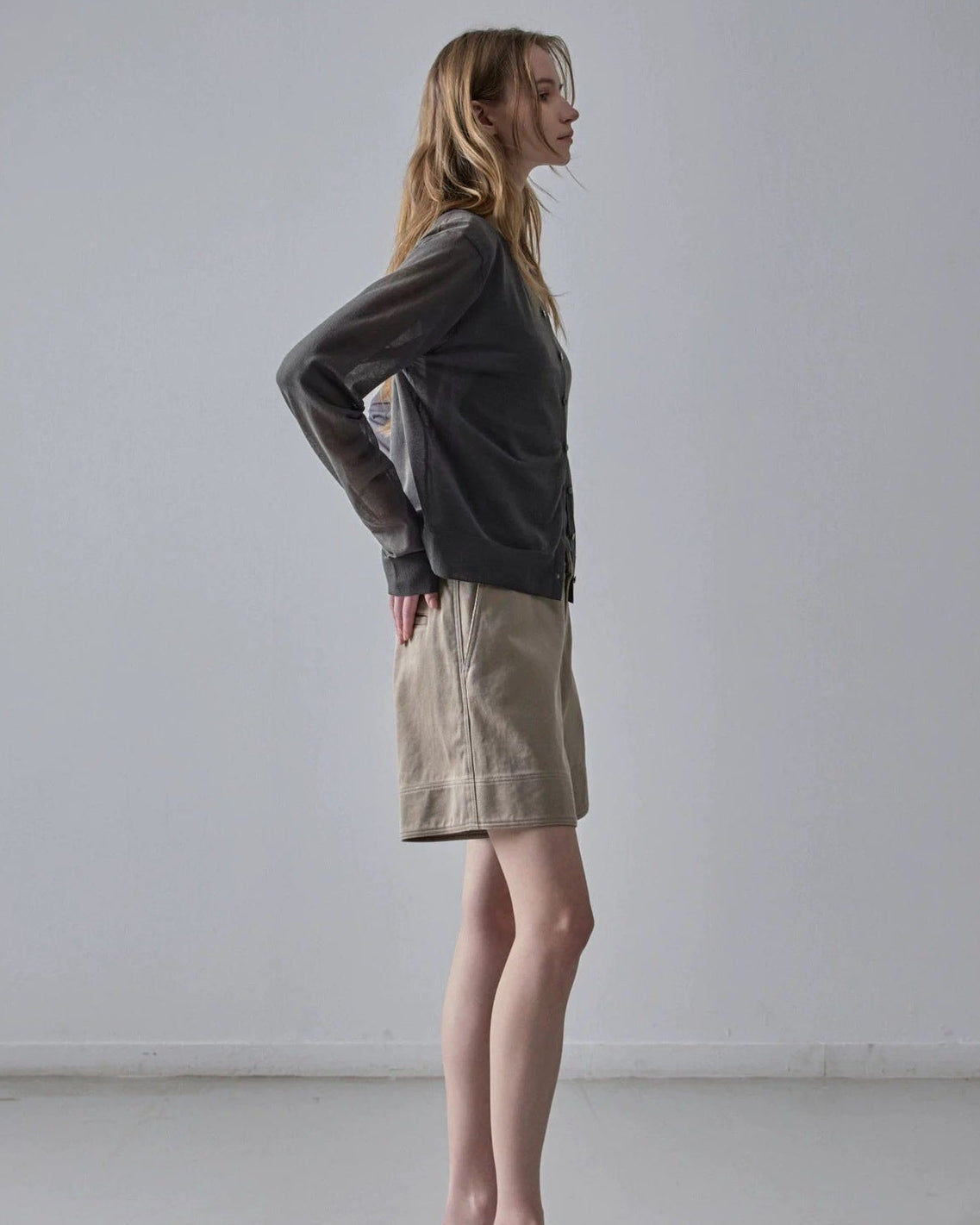 Pure Cotton High-Waisted Casual Shorts