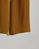 High-Waisted Wide-Leg Silk Velvet Pants